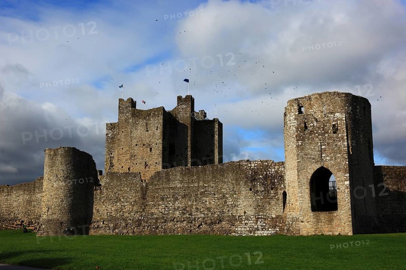 Dunmoe Castle in Navan, An Uaimh, a town in County Meath in Ireland