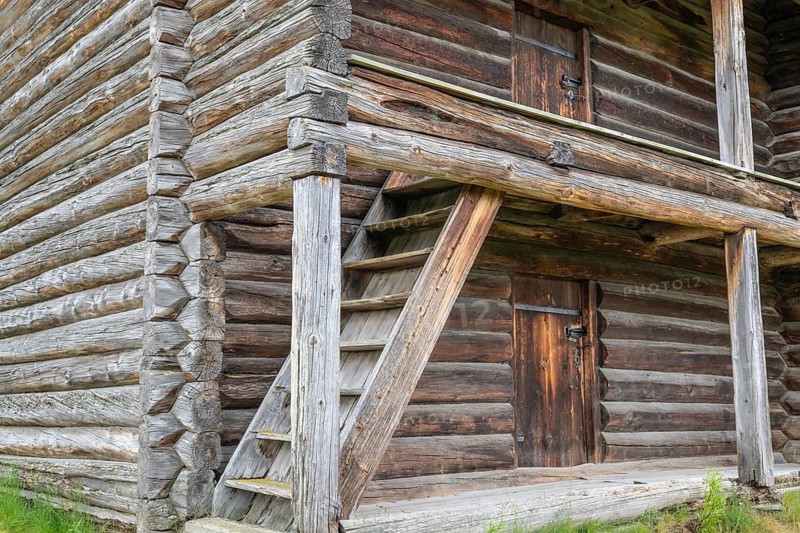 Traditional wooden house on an old farm, Alvdal, Hedmark, Innlandet, Norway, June 2026