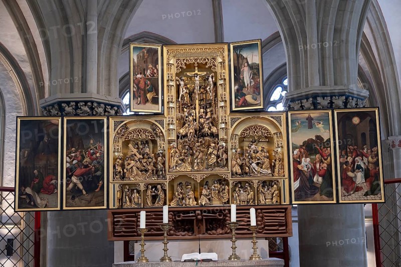 Antwerp winged altar, St. Marien Church, Osnabrück, Lower Saxony, Germany