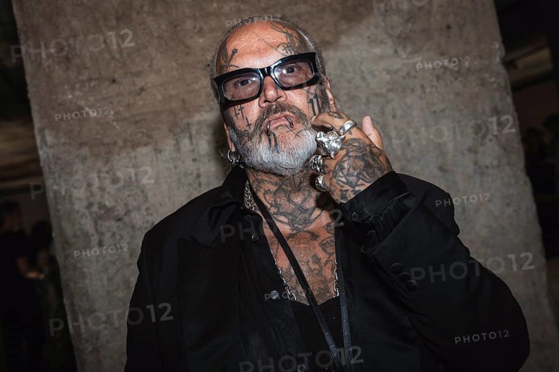 Sven Marquardt as a guest at the Berlin Curated Runway Show at Feuerle Puig House as part of Berlin Fashion Week on 02.07.2026