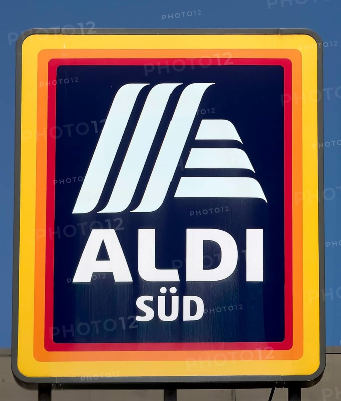 Logo of supermarket chain discounter Aldi Süd, Germany