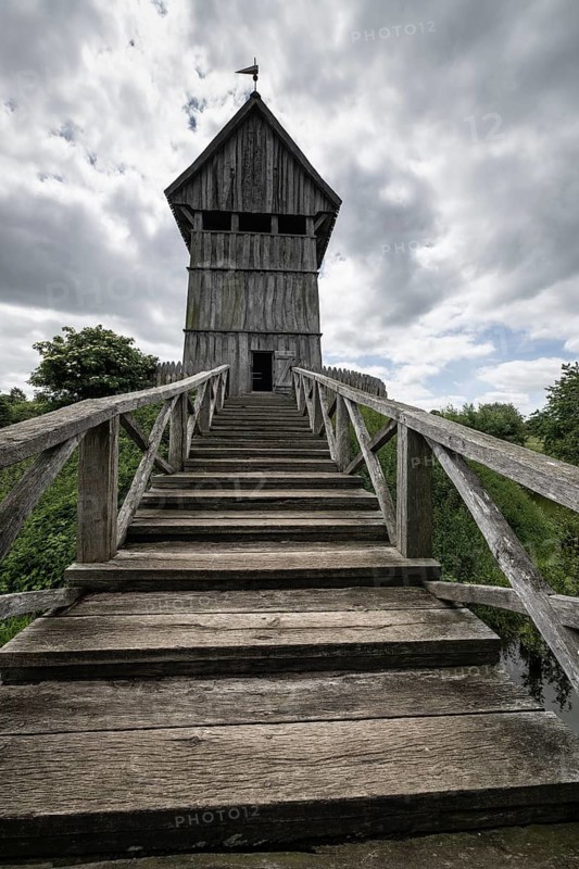 Tower Hill Castle, Lütjenburg, Schleswig-Holstein, Germany