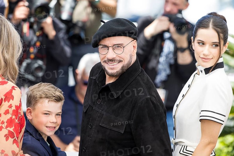 John Travolta and Ella Bleu Travolta photocall for Propeller One-Way Night Coach at the Palais des Festivals et des Congrès during the 79th Cannes International Film Festival. The 79th Cannes International Film Festival will take place from May 12 to 23, 2026