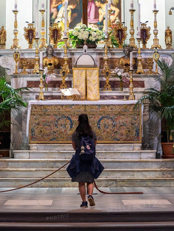 St. George and Holy Spirit at Costa, small church in Florence, Tuscany, Italy