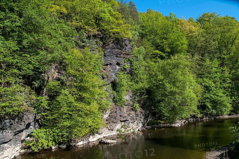 Germany, Greiz, Rothental Alps, Thuringia, Thuringia, Weiße Elster, Elstertal, rocks, flowing water, river, landscape, river, rock, Vogtland