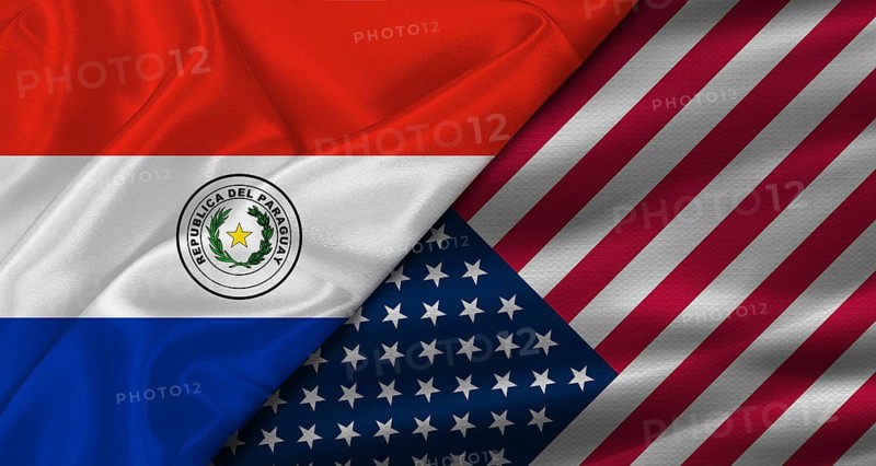 Bilateral relations between Paraguay and United States. Flag of Paraguay and United States