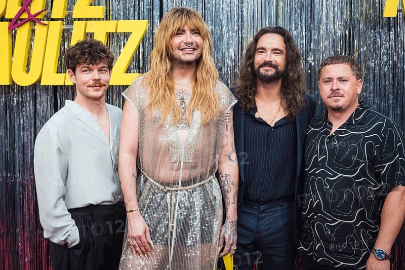 Georg Listing, Bill Kaulitz, Tom Kaulitz and Gustav shepherd at Kaulitz & Kaulitz season 3, premiere at Delphi Filmpalast, Berlin, 22.07.2026
