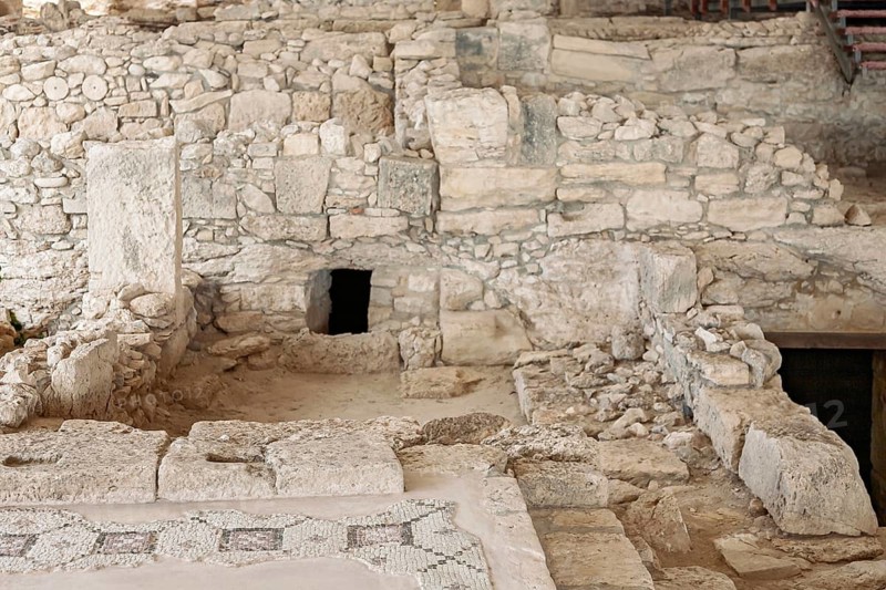 Ruins of the House of Eustolios, Kourion Ancient Archaeological Site, Cyprus