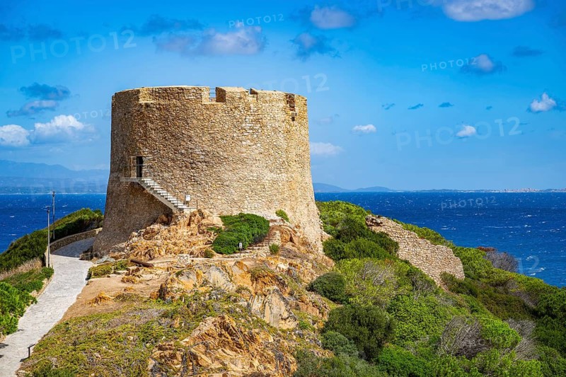 Torre di Langosardo tower in Santa Teresa di Gallura, Sardinia, Italy