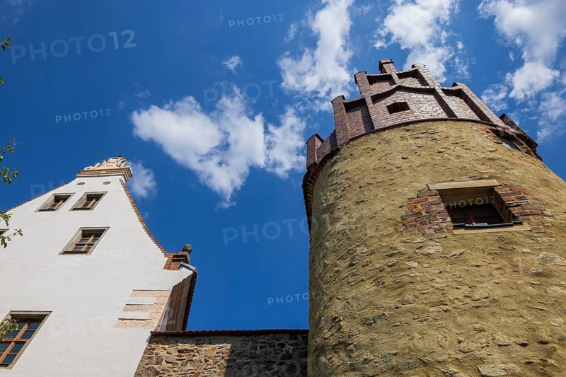 Exterior view of the Penitence Tower, Meissen, Saxony, Germany