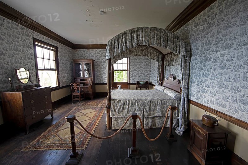 Bedroom in Rose Hall Great House, Montego Bay, Saint James Parish, Jamaica, West Indies, Caribbean, Central America