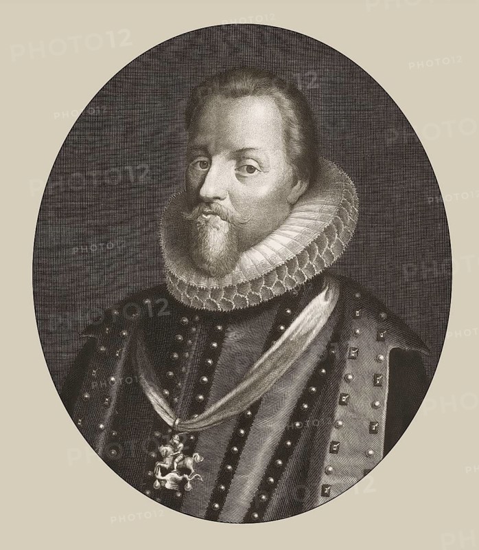 James VI and I, James Charles Stuart, 1566 – 1625, King of England, Scotland and Ireland, digitally edited