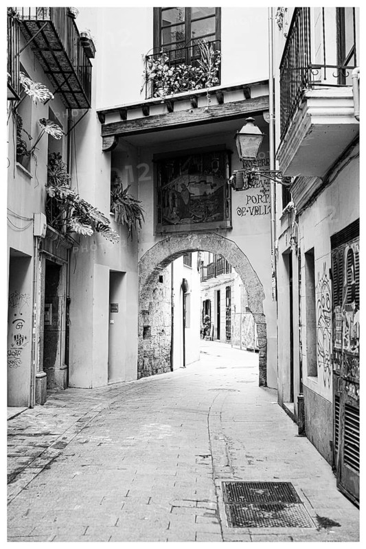 Portal de Valldi in downtown Valencia, Spain