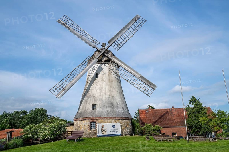 Windmühle Lechtingen, Holländer Windmühle, Wallenhorst, Lower Saxony, Germany