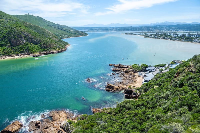 Knysna Heads, coast and sea viewpoint, Knysna, South Africa
