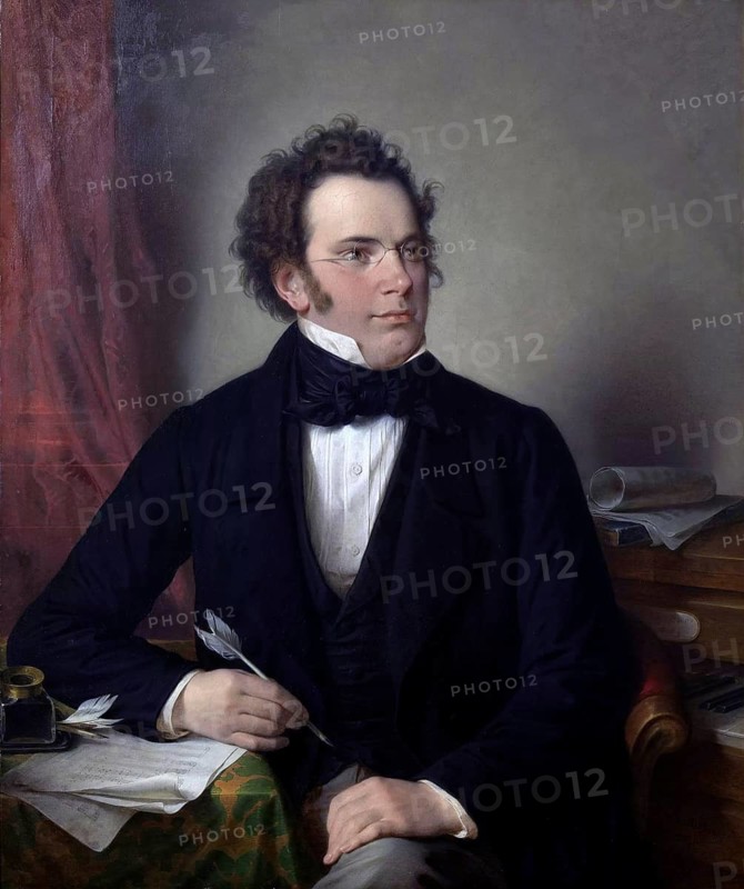 Painting of the Austrian composer Franz Schubert by Wilhelm August Rieder, 1875, Austria-Hungary Franz Peter Schubert (31 January 1797, Himmelpfortgrund, Vienna - 19 November 1828 in Wieden) was an important composer of the early Romantic period