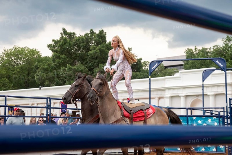 Washington, DC USA - 26 June 2026 - Rodeo 250 is held on the National Mall as part of the Great American State Fair. The Fair was organized by President Donald Trump to mark the United States' 250th birthday