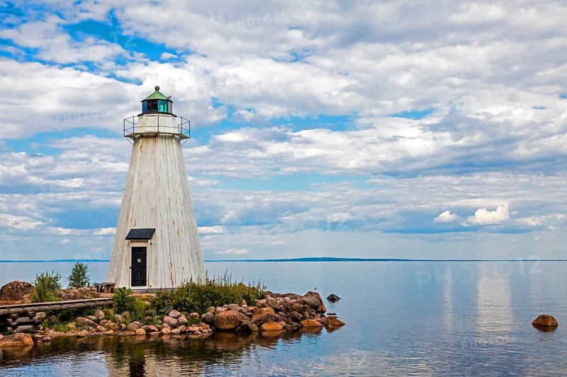 Sweden, Västergotland, Karlsborg, Vänas lighthouse, Vänas