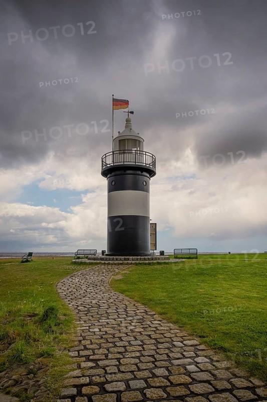 Kleiner Preuße, Wremer Tief, Wremen, Cuxhaven, Lower Saxony, Germany