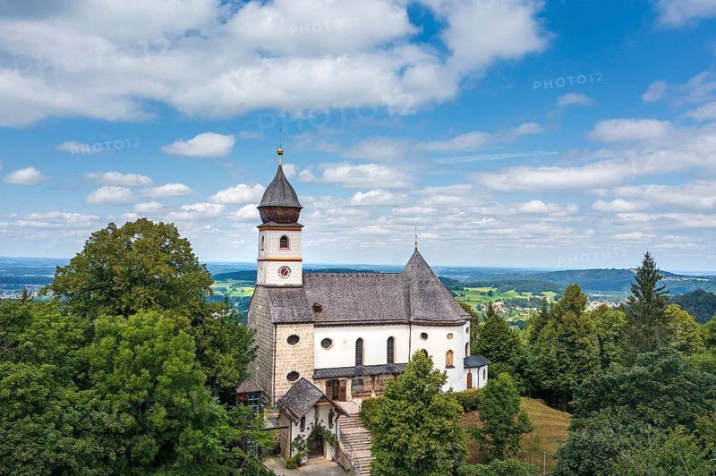 Wallfahrtskirche Maria Eck, Chiemgau, Upper Bavaria, Bavaria, Germany