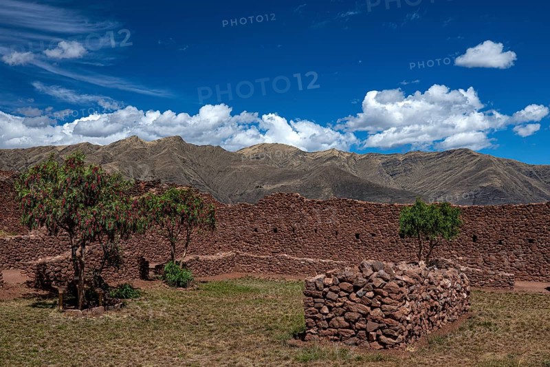 Pikillacta archaeological site, Wari culture, also Huari culture, pre-Inca complex, Urubamba Valley, Cusco region, Andes, southern Peru, Peru, South America