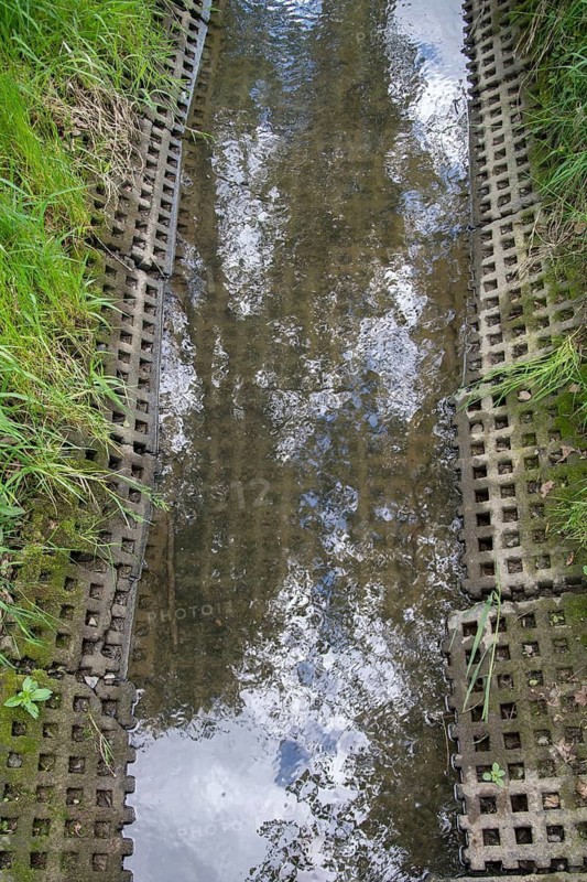 Auma, Aumatal, Germany, Greiz, Thuringia, Bach, Brook, rivers, river expansion, high size, portrait format, melioration, construction, Vogtland, honeycomb panels