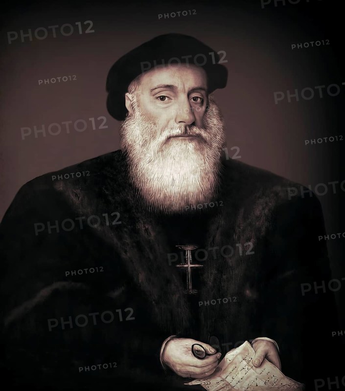 Vasco da Gama, c. 1460s – 1524, Portuguese explorer, digitally edited
