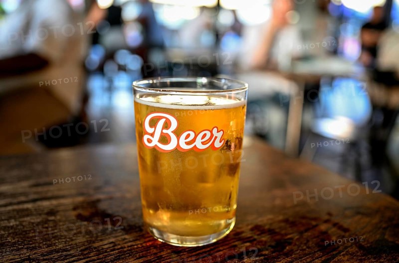 Glass of beer in a pub, pint, London, England, Great Britain, Great Britain