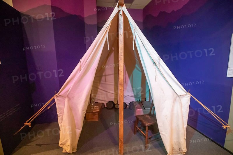 Matewan, West Virginia - The West Virginia Mine Wars Museum tells the story of the violent confrontation between coal miners, as they fought to build their union, and company security guards in the early years of the 20th century. Miners lived in tent camps after they were evicted from company housing