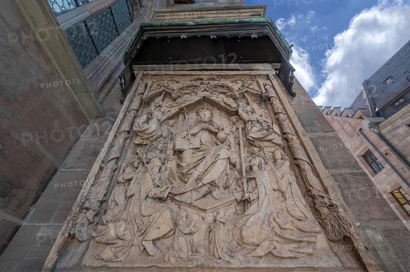 Epitaph named after Kunz Horn, one of Nuremberg's richest citizens around 1500, Lorenz Church, Nuremberg, Middle Franconia, Bavaria, Germany
