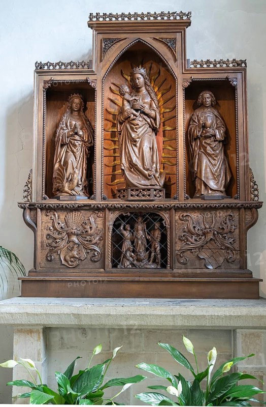 Side altar, St. Peter's Cathedral, Osnabrück, Lower Saxony, Germany