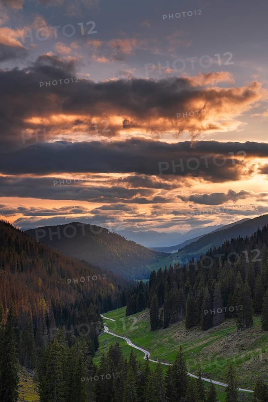 New Year's Eve Valley, Toblach, Bolzano, Dolomites, Italy