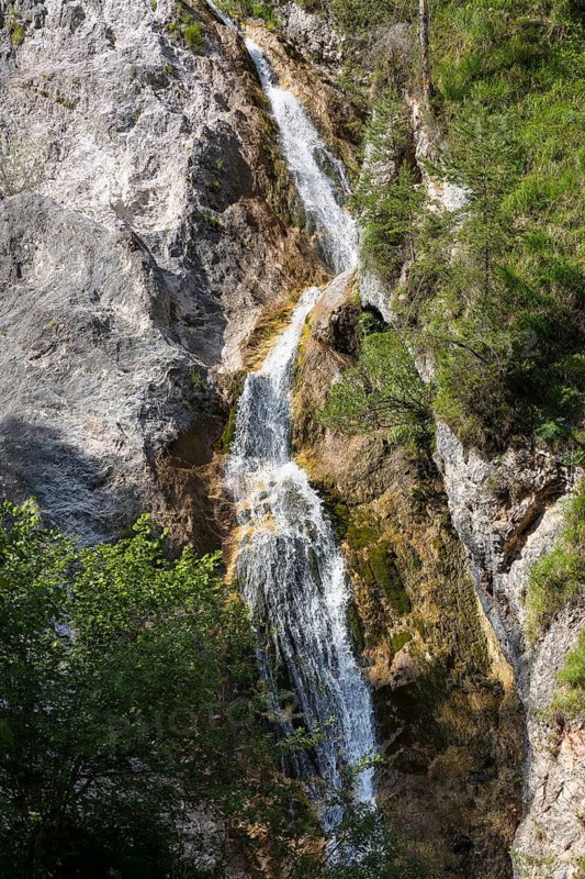 Sulzer Wasserfall, Almbach Gorge near Ettenberg, Berchtesgadener Land, Bavaria, Germany