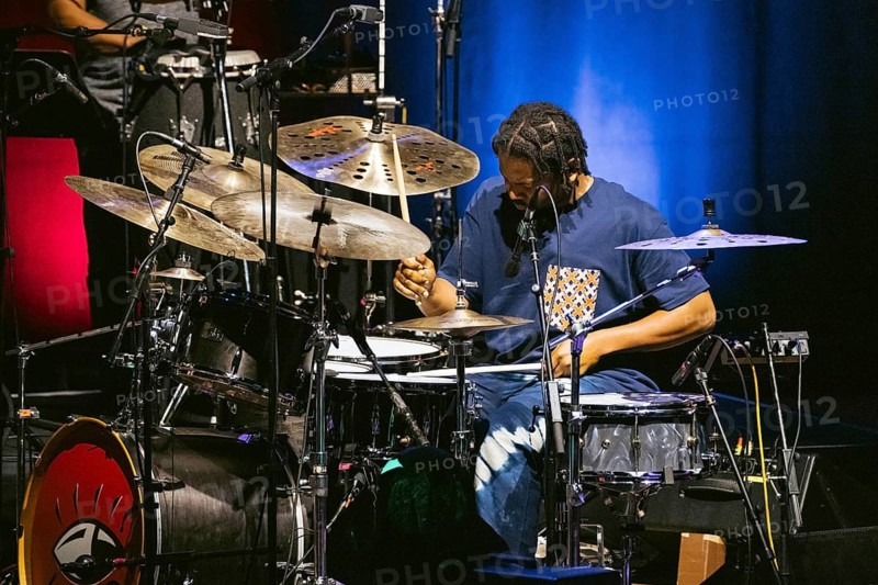 Joe Dyson, drummer of Pat Metheny live on Side-Eye III + JazzNights 2026 tour at the Munich Isarphilharmonie on 17.06.2026