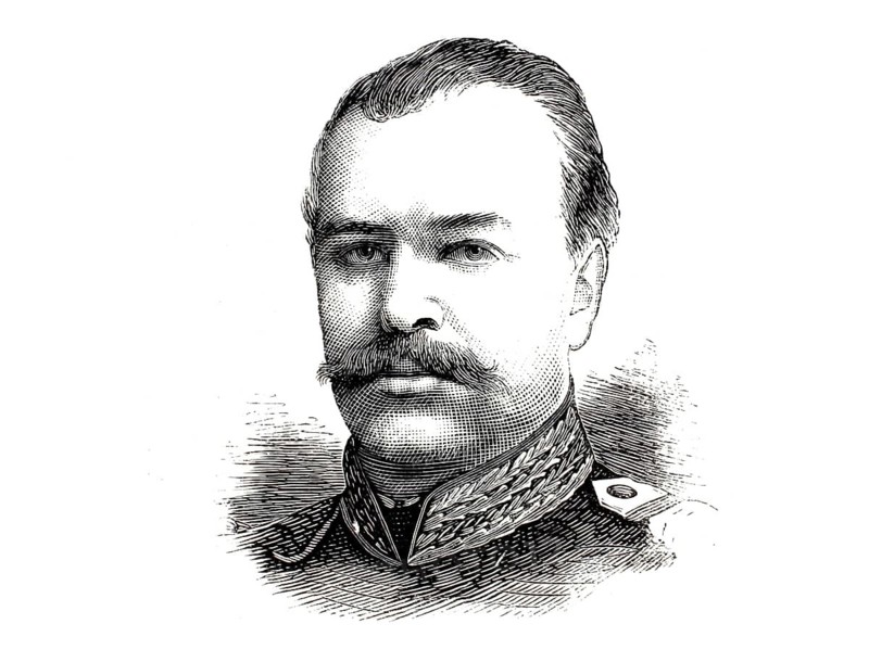 Tsar Alexander III (born 1845, died 1894) was Emperor of the Russian Empire from 1881 until his death. The portrait shows him in his younger years, in front of his accession to the throne and without the distinctive, luxuriant full beard he wore as Tsar, illustration, reproduction of a 19th-century original. Authentic, file restored for optimal use, exact date of the original unknown, historical