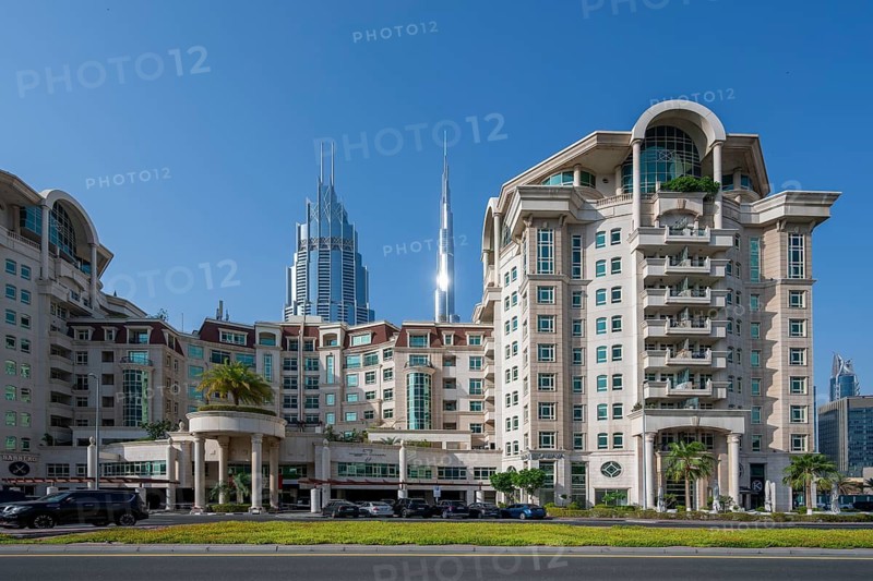 Al Murooj Complex, Address Boulevard Hotel and Burj Khalifa, Dubai, United Arab Emirates, UAE