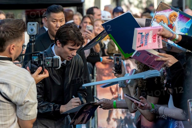 Nicholas Galitzine signs autographs - German premiere of MASTERS OF THE UNIVERSE, Uber Platz, Berlin, 28.5.26