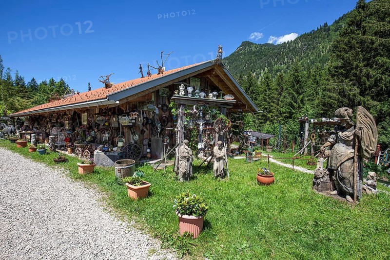 Carriage Museum, am Wanderweg in Hinterstein, Bad Hindelang, Oberallgäu, Allgäu, Bavaria, Germany