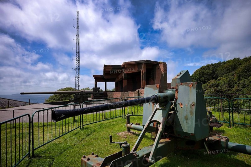 Cannon, Half Moon Battery, Fortress, Pendennis Castle, Fort, Castle, Falmouth, Cornwall, England, Great Britain, Great Britain