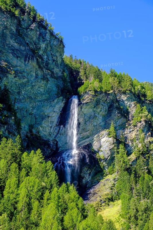 Wasserfall Jungfernsprung, Grossglockner-Hochalpenstraße, Mölltal, Carinthia, Austria