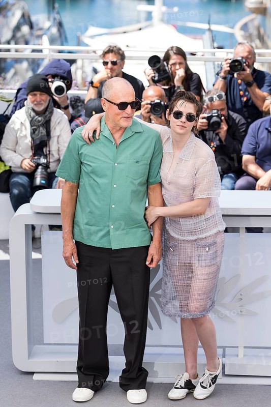 Woody Harrelson and Kristen Stewart photocall for Full Phil at the Palais des Festivals et des Congrès during the 79th Cannes International Film Festival. The 79th Cannes International Film Festival will take place from May 12 to 23, 2026