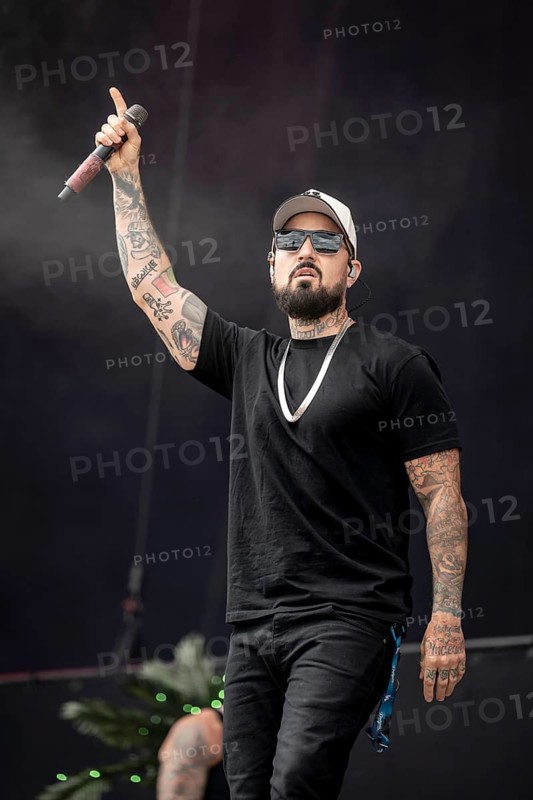 Daniel Murillo, singer of Hollywood Undead live at Rock im Park on Zeppelin Field in Nuremberg on 06.06.2026