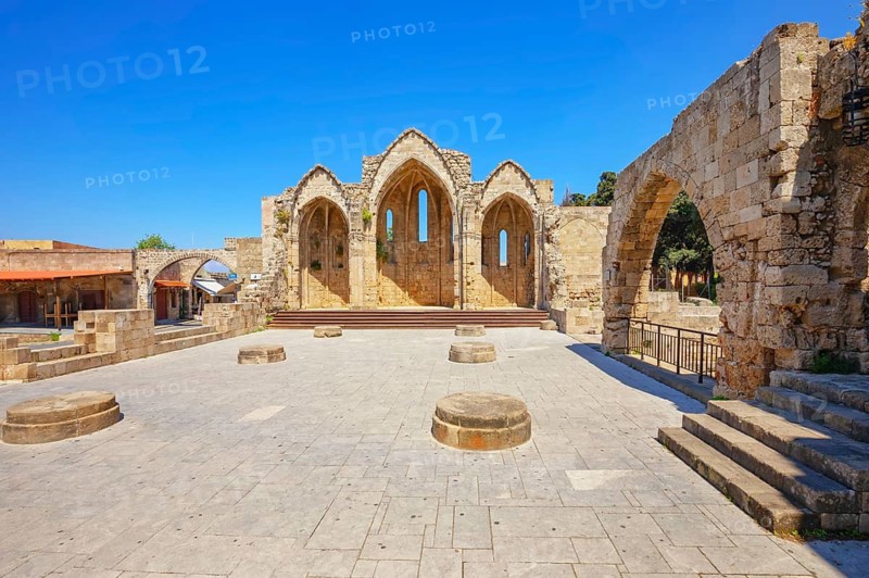 Church of the Virgin of the Burgh, Rhodes City, Rhodes Island, Dodecanese Islands, Greece