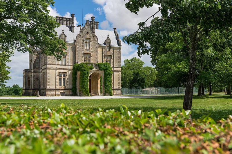 Chateau Lanessan in the Mèdoc wine region near Bordeaux, France