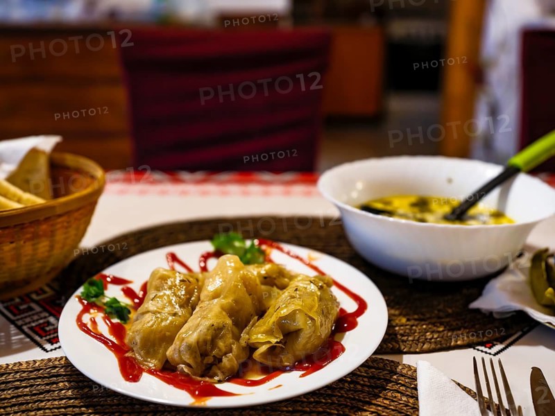 Sarmale, cabbage wraps, famous Romanian national dish, Romania