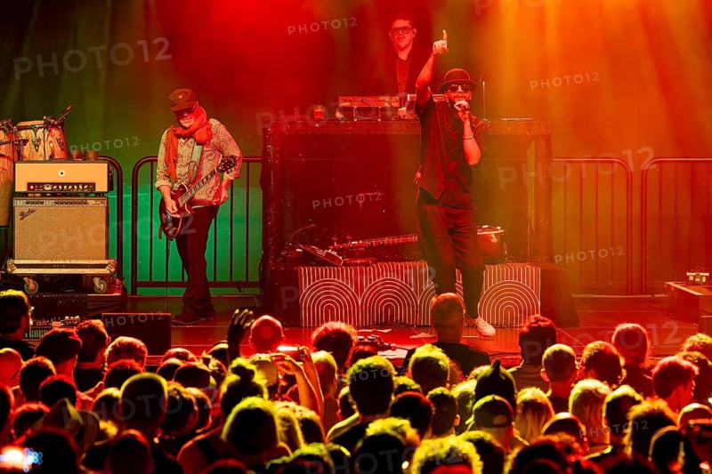 Rob Garza and Cougar Ptah, Thievery Corporation, music group, USA, 30TH ANNIVERSARY TOUR, live, 02.08.2026, Huxley's New World, Berlin, Germany, sold out < english> Thievery Corporation, music group, 30th Anniversary Tour, August 2, 2026, sold out