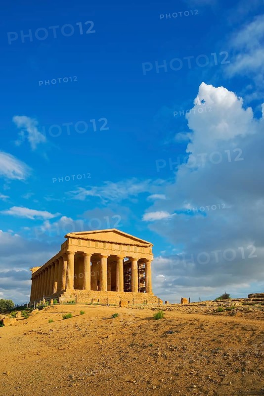 Concordia temple, Valley of Temples, Agrigento, Sicily, Italy