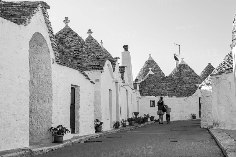 Buildings Trullo in Alberobello, Italy