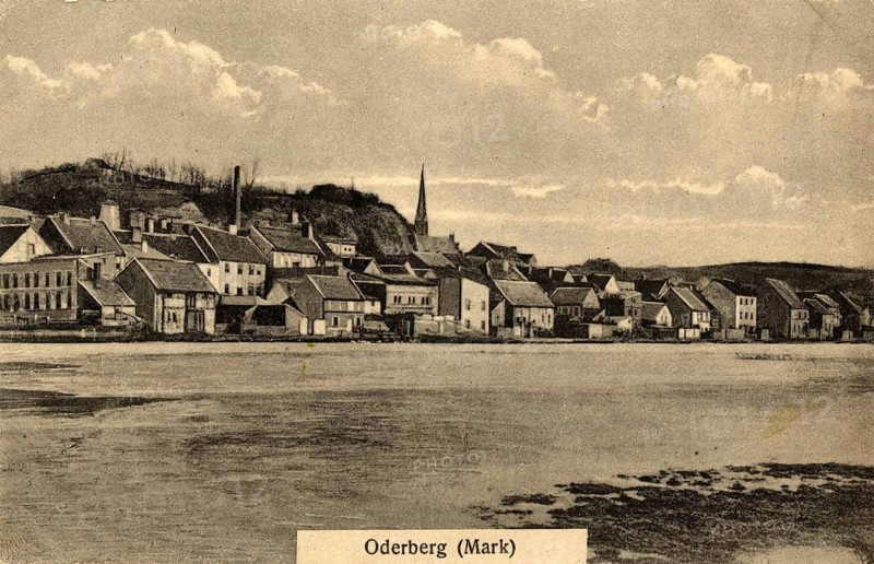 Historical view of the town of Oderberg in Mark Brandenburg, Germany, authentic reproduction of an old postcard, around 1910, historical, exact date unknown