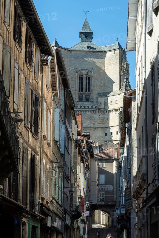 Villefranche de Rouergue. City of Art and History. Collegiale Notre Dame. Aveyron. Occitanie. France